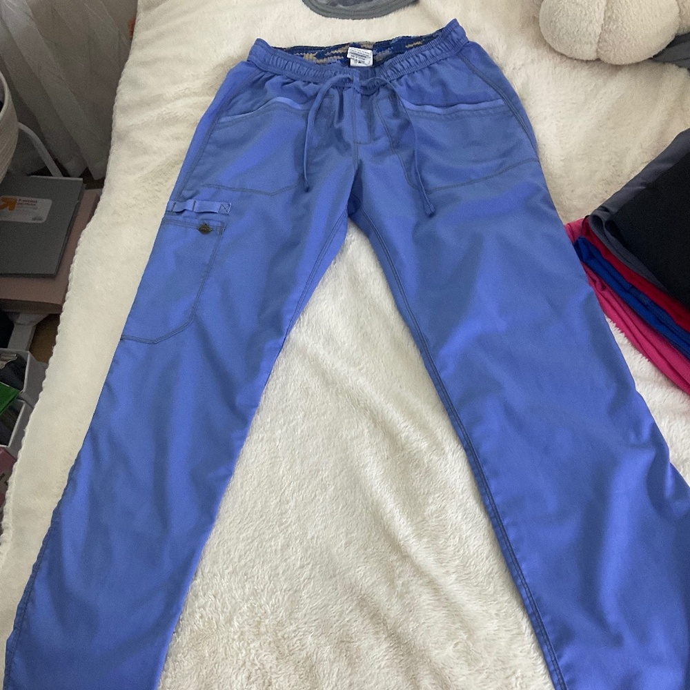 Women's Drawstring Cargo Scrub Pant